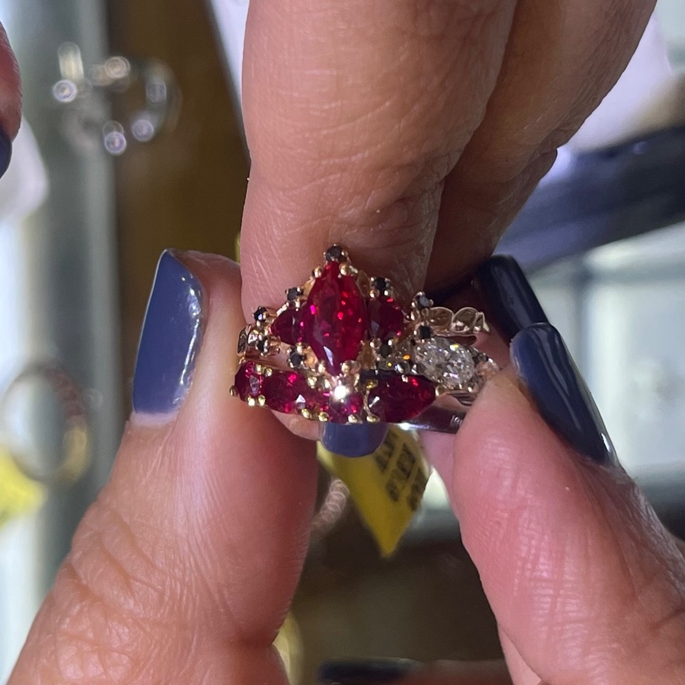 Ruby Engagement Ring - image 3